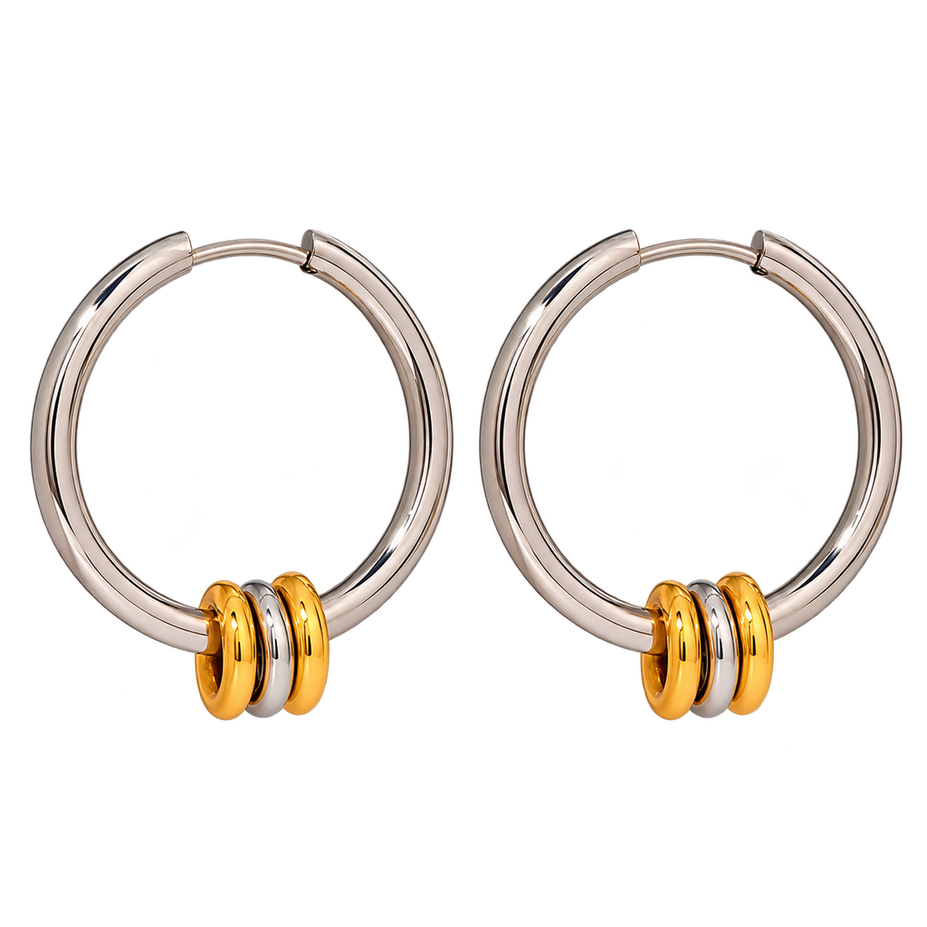 Navy Earrings