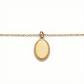 Signature Engraved Charm Necklace